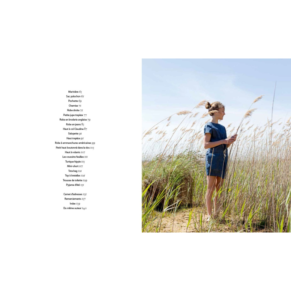 Livre Patrons de couture nouveaux intemporels pour demoiselles 10 au 16ans