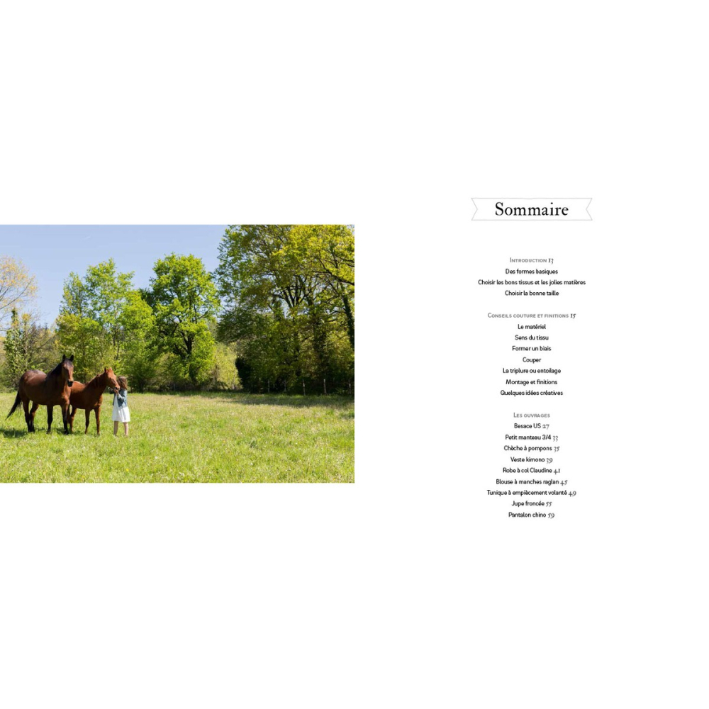 Livre Patrons de couture nouveaux intemporels pour demoiselles 10 au 16ans