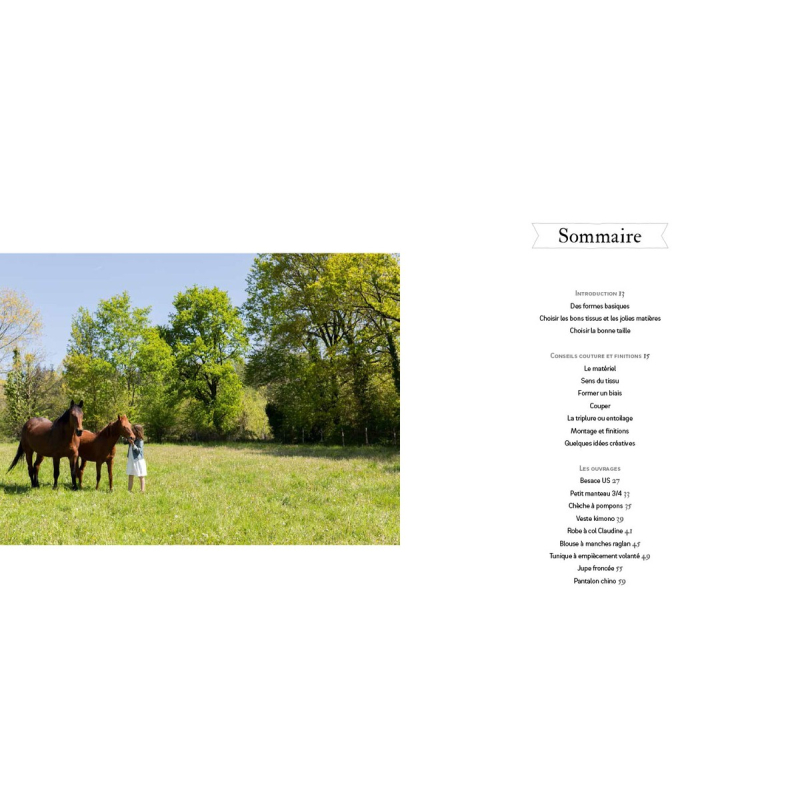 Livre Patrons de couture nouveaux intemporels pour demoiselles 10 au 16ans