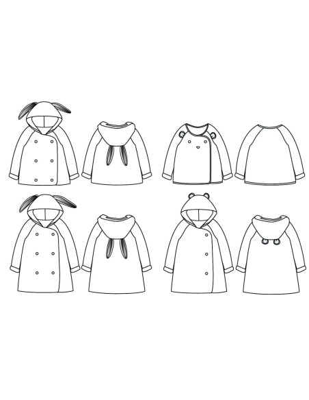 Pochette patron Ikatee Grande ourse kids 3A-12A  - 4