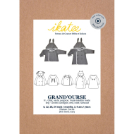 Pochette patron Ikatee Grande Ourse bébé 6 mois au 4ans  - 1