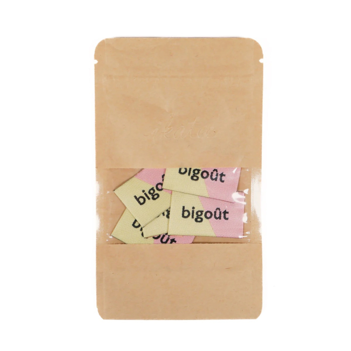 Lot 5 étiquettes tissées ©ikatee - Bigoût -