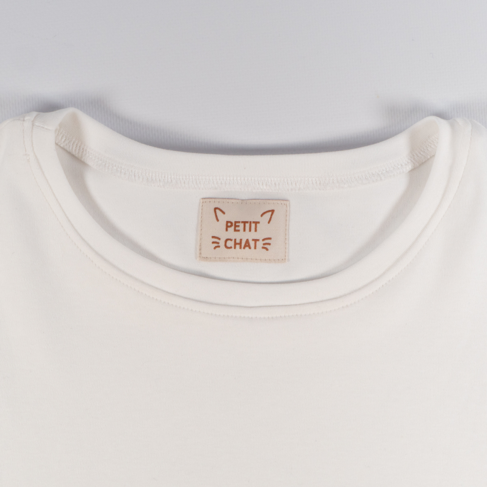 Étiquettes Tissées "Petit Chat" ©ikatee - Lot de 5