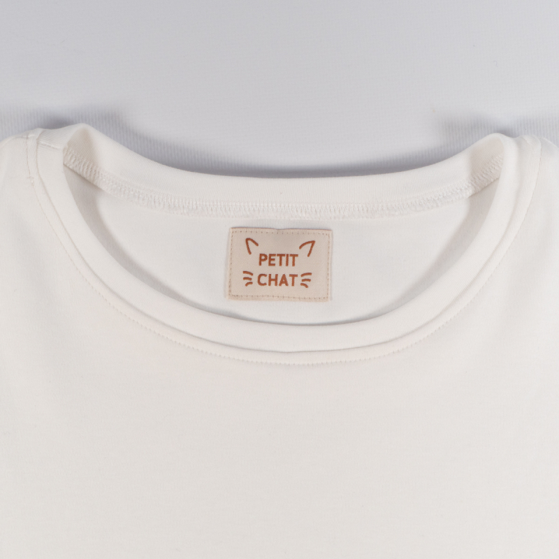 Étiquettes Tissées "Petit Chat" ©ikatee - Lot de 5