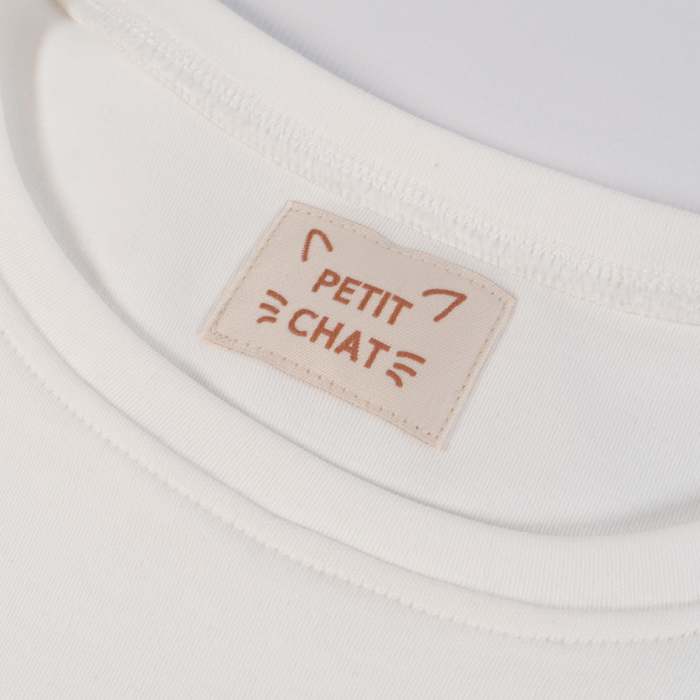 Étiquettes Tissées "Petit Chat" ©ikatee - Lot de 5
