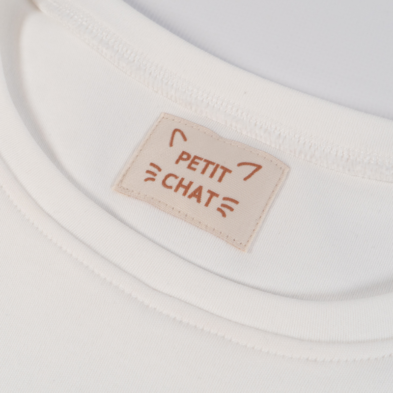 Étiquettes Tissées "Petit Chat" ©ikatee - Lot de 5