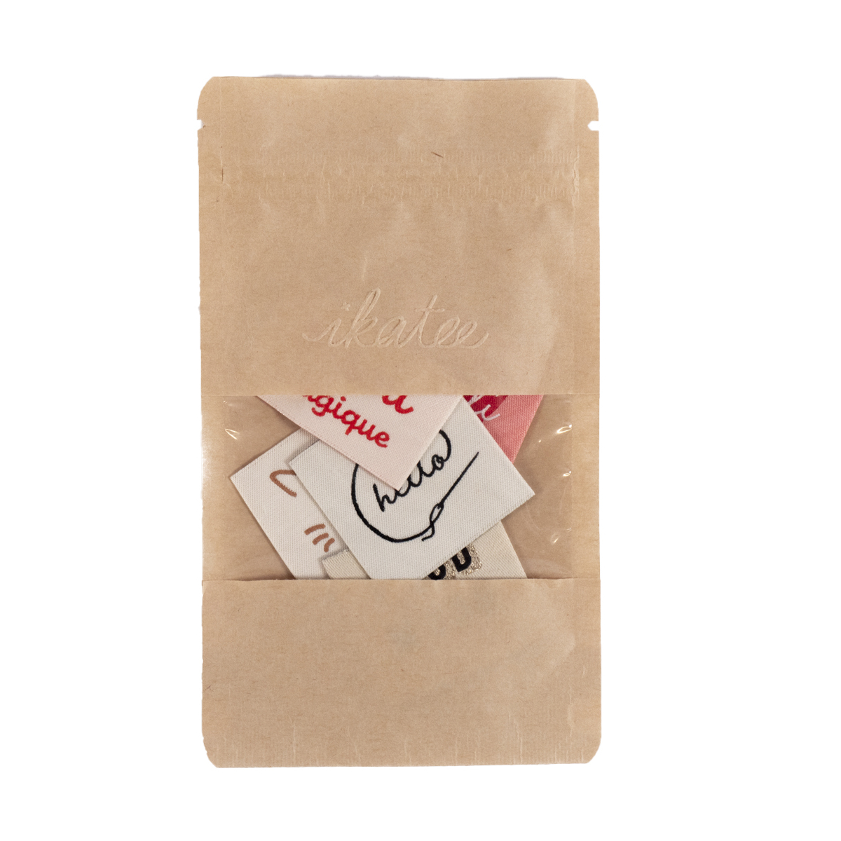 Assortiment d'Étiquettes Tissées "Cozy" ©ikatee - Lot de 5