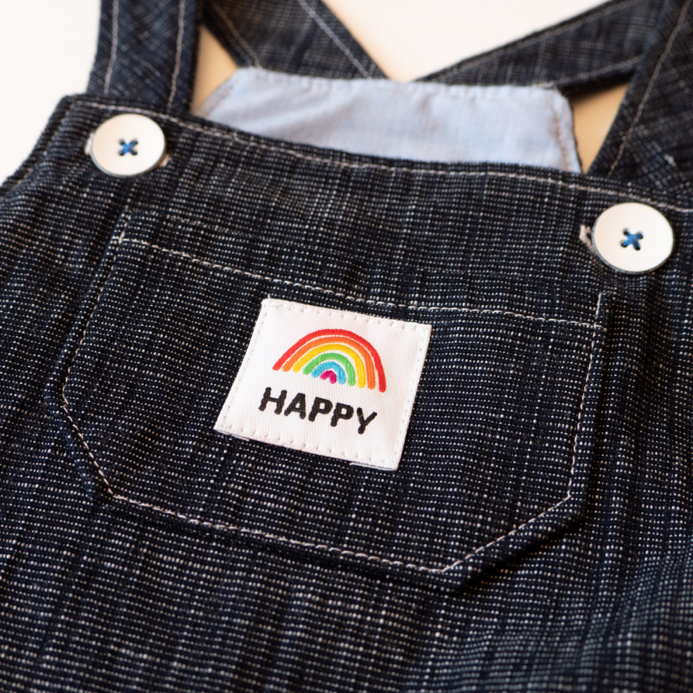 Assortiment d'Étiquettes Tissées "Colorful" ©ikatee - Lot de 4