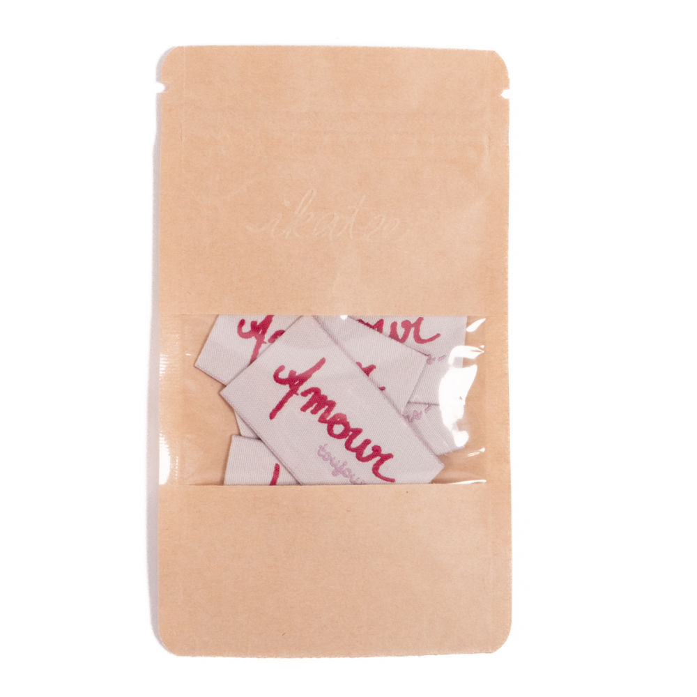 Étiquettes Tissées "Amour Toujours" ©ikatee - Lot de 5 