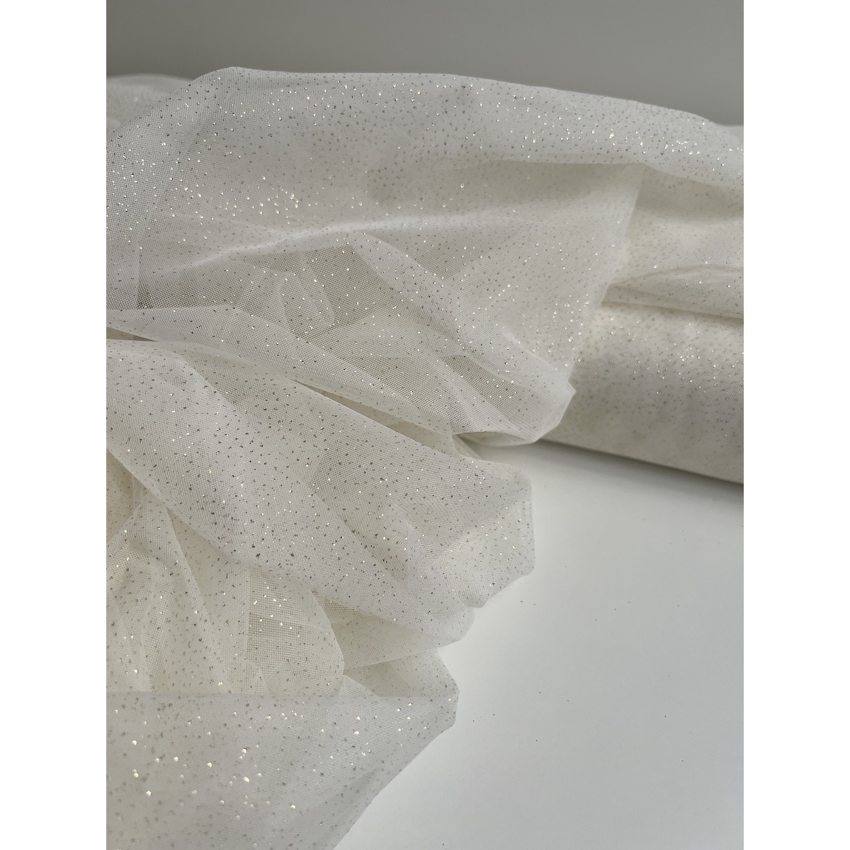 Tulle souple écru / doré Batikou - 7