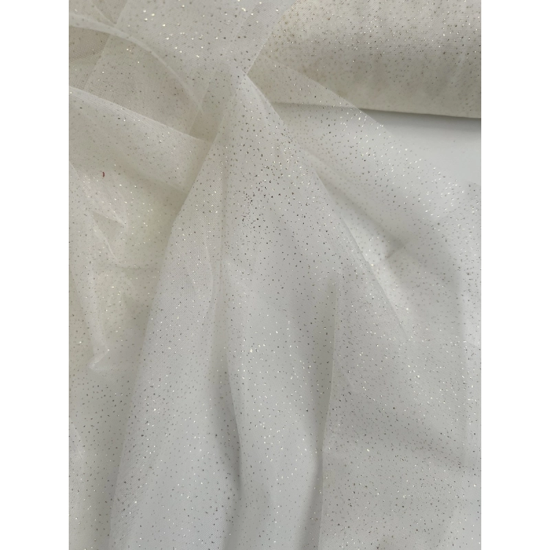 Tulle souple écru / doré Batikou - 9