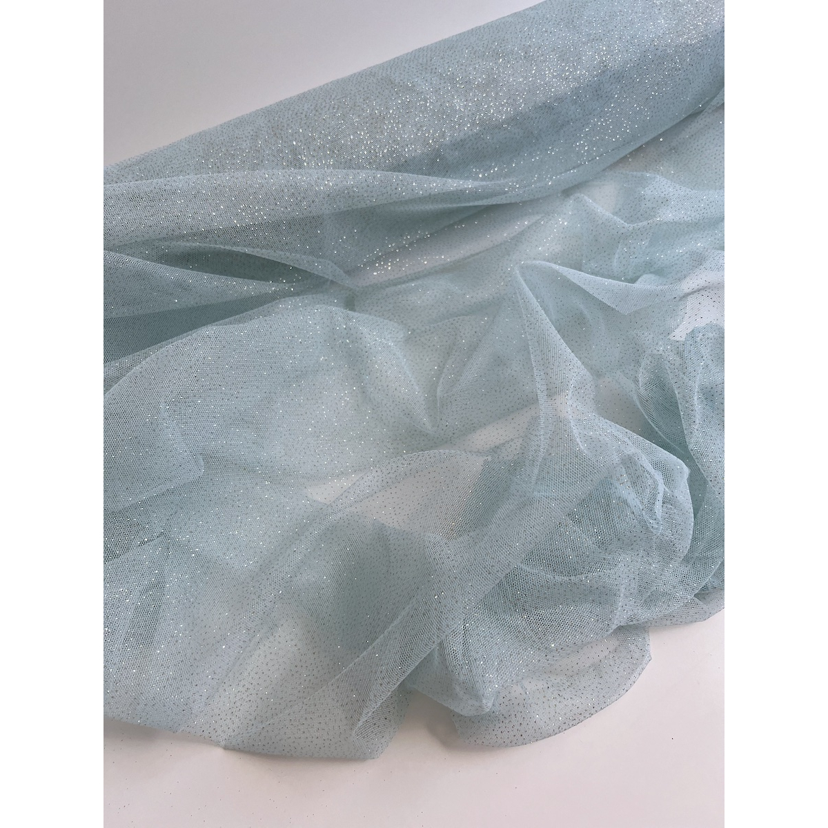 Tulle souple Celadon / doré Batikou - 4