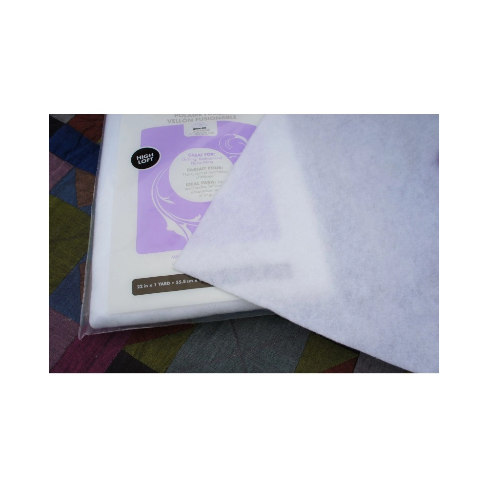 Entoilage Thermocollant 1x2 M - Non Tissé Renforcé Pour Couture Et Repassage - Noir Et Blanc