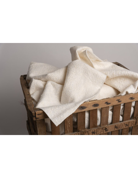 Molleton / ouate pur coton fin Fabriqué en France largeur 250cm PSR Quilt France - 2