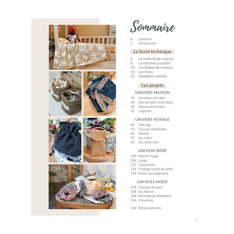 Livre Des cadeaux en couture sans patrons par Huguette Paillettes  - 5