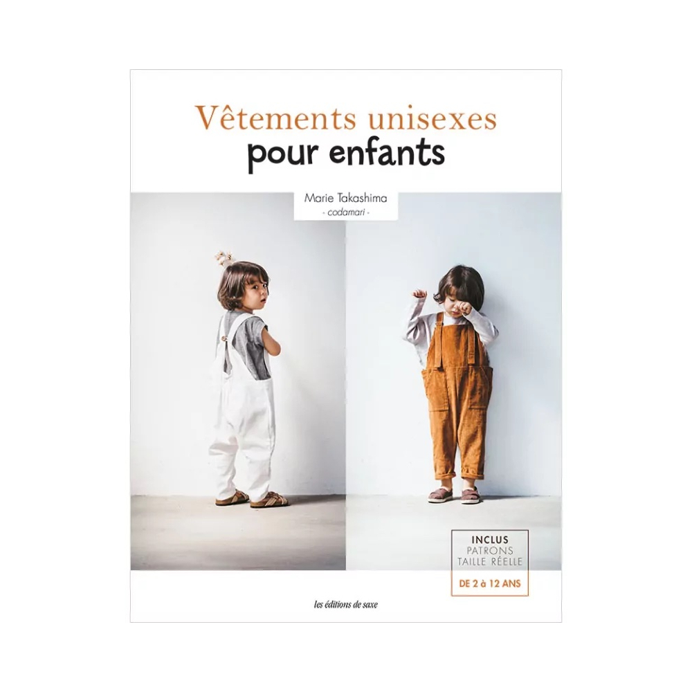 Livre 24 patrons de couture Vêtements unisexes pour enfant  - 1 Livre 24 patrons de couture Vêtements unisexes pour enfant  - 1