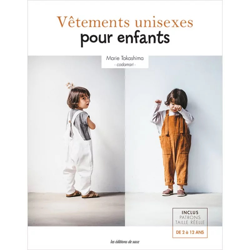 Livre 24 patrons de couture Vêtements unisexes pour enfant  - 1 Livre 24 patrons de couture Vêtements unisexes pour enfant  - 1