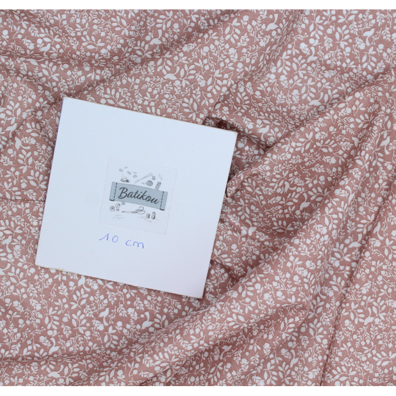 Batiste de coton SILKYNE imprimé fleuri