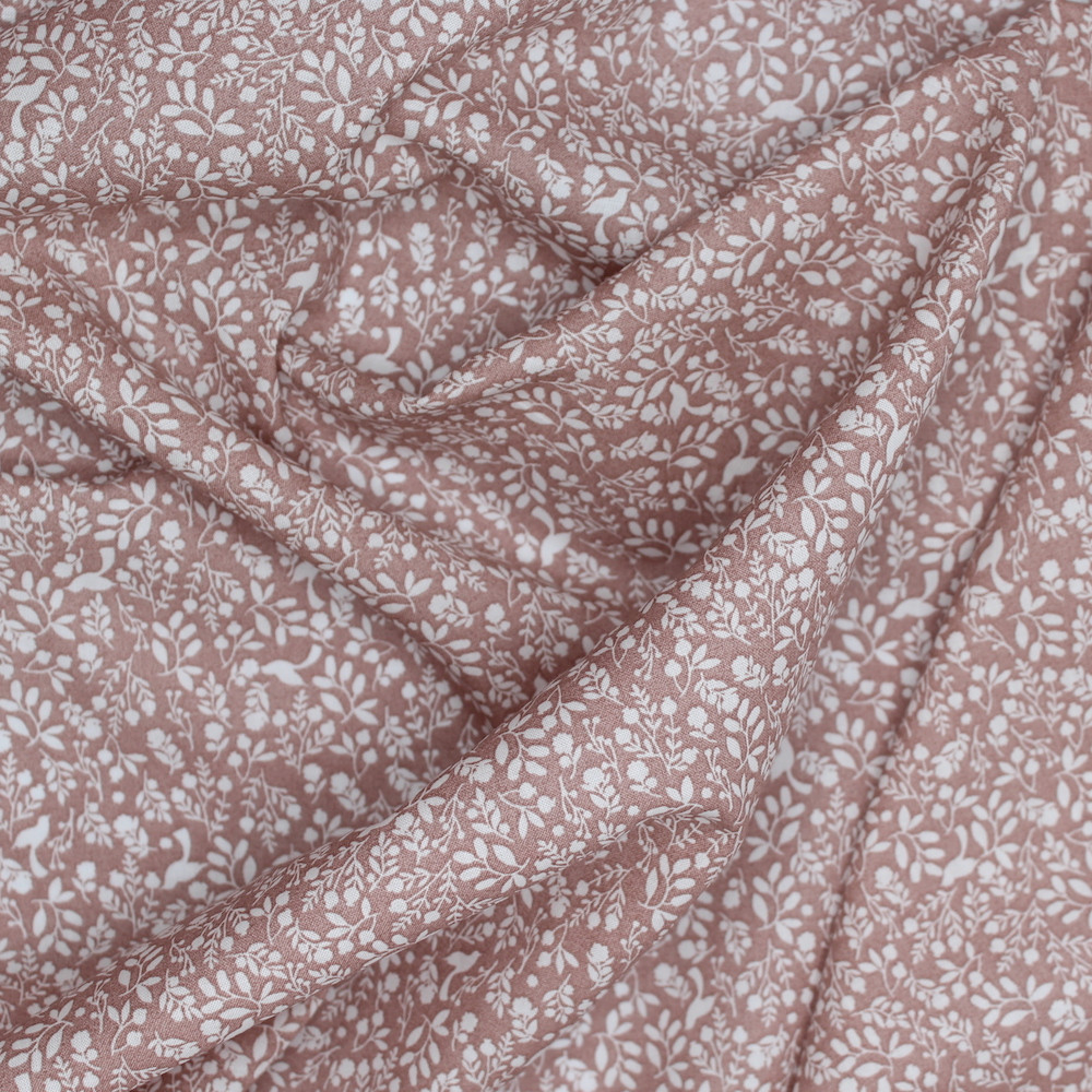 Batiste de coton SILKYNE imprimé fleuri