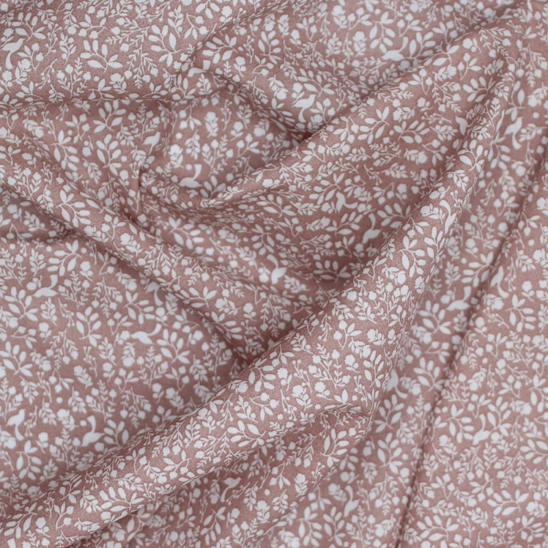 Batiste de coton SILKYNE imprimé fleuri