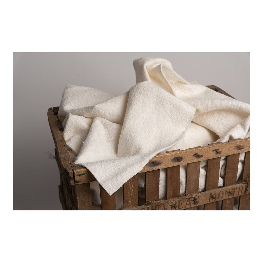 Molleton / ouate pur coton fin Fabriqué en France 125 x 180cm PSR Quilt France - 2