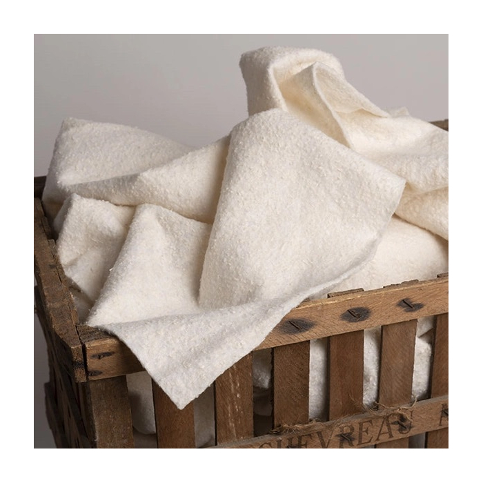 Molleton / ouate pur coton fin Fabriqué en France 125 x 180cm PSR Quilt France - 1