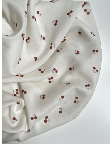 Exclusif Minimel pour Batikou Viscose écrue motif cerises Batikou - 6