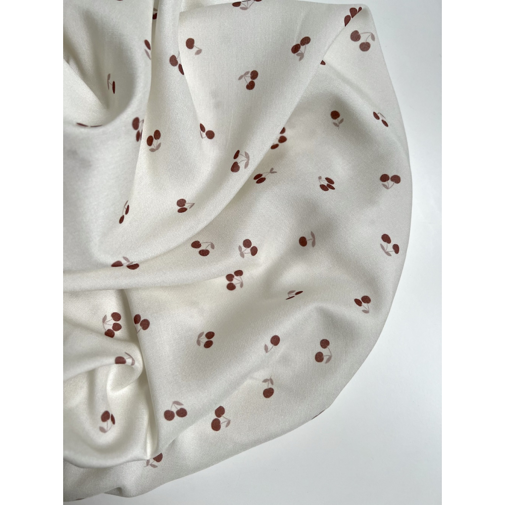 Exclusif Minimel pour Batikou Viscose écrue motif cerises Batikou - 6