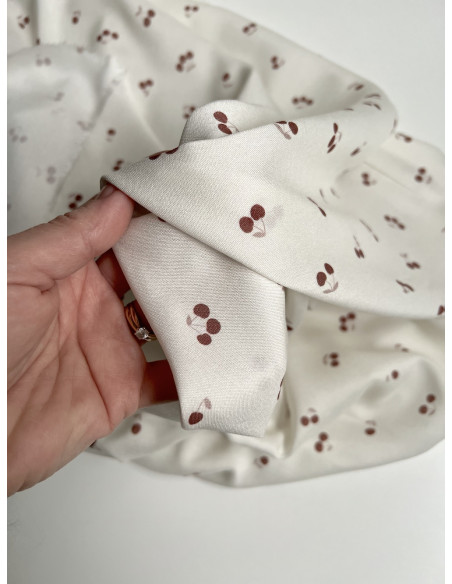 Exclusif Minimel pour Batikou Viscose écrue motif cerises Batikou - 8