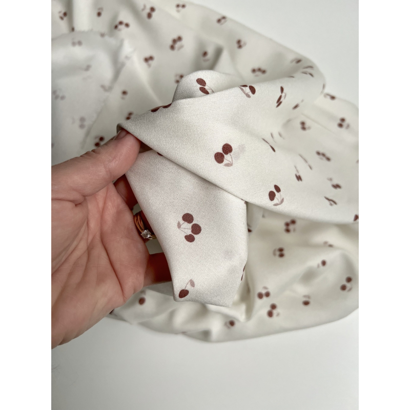 Exclusif Minimel pour Batikou Viscose écrue motif cerises Batikou - 8