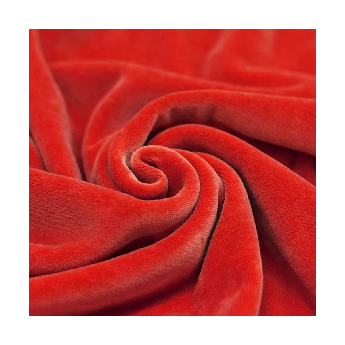 Velours nicky coloris rouge Mailles - 1 Velours nicky coloris rouge Mailles - 1