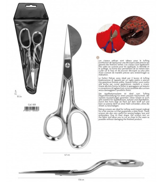 Lot De 5 Petits Ciseaux De Précision 8,9 Cm En Acier Inoxydable - Avec Housses, Parfaits Pour Couture, Broderie, Loisirs Créatifs