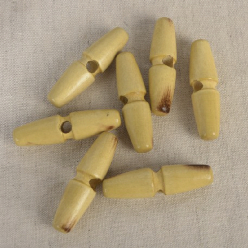 Bouton bois buchette  ( 30mm / 45mm / 55mm) Batikou - 1