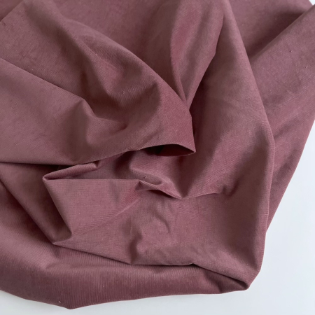Velours milleraies stretch coton coloris figue Batikou - 1 Velours milleraies stretch coton coloris figue Batikou - 1