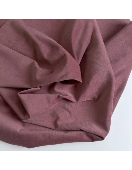 Velours milleraies stretch coton coloris figue Batikou - 1
