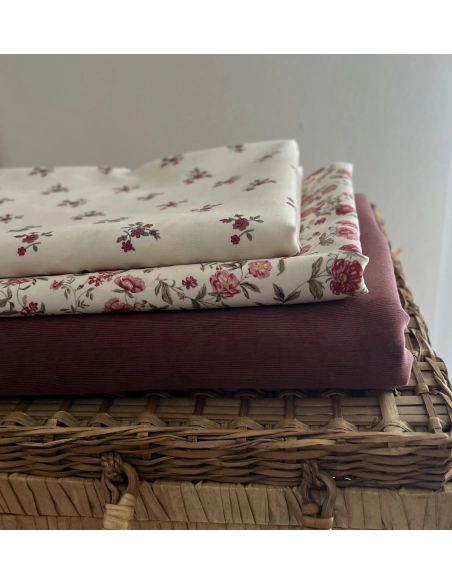 Velours milleraies stretch coton coloris figue Batikou - 5