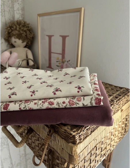 Velours milleraies stretch coton coloris figue Batikou - 6