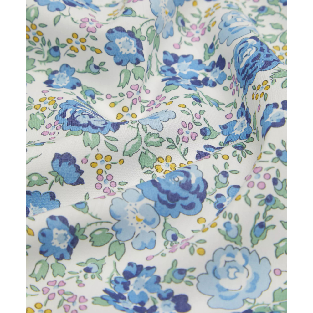 Tissu Liberty Felicite C Bleu 8024C Mercerie 8024 Tana Lawn Coton