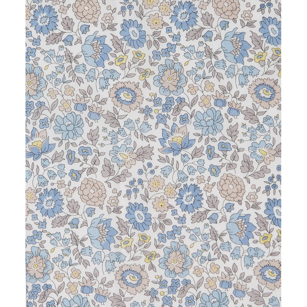 Liberty Danjo E bleu beige blanc