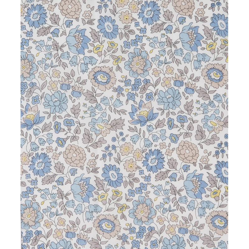 Liberty Danjo E bleu beige blanc