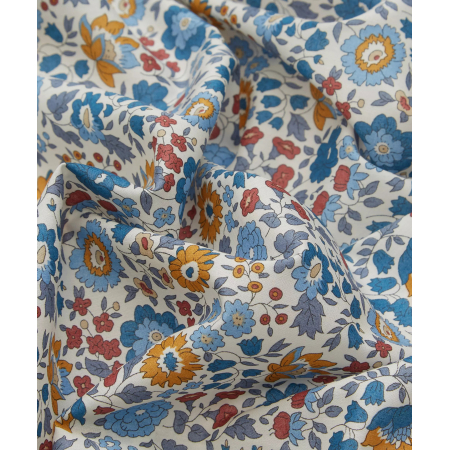 Liberty Danjo A bleu gris moutarde Liberty Danjo A bleu gris moutarde