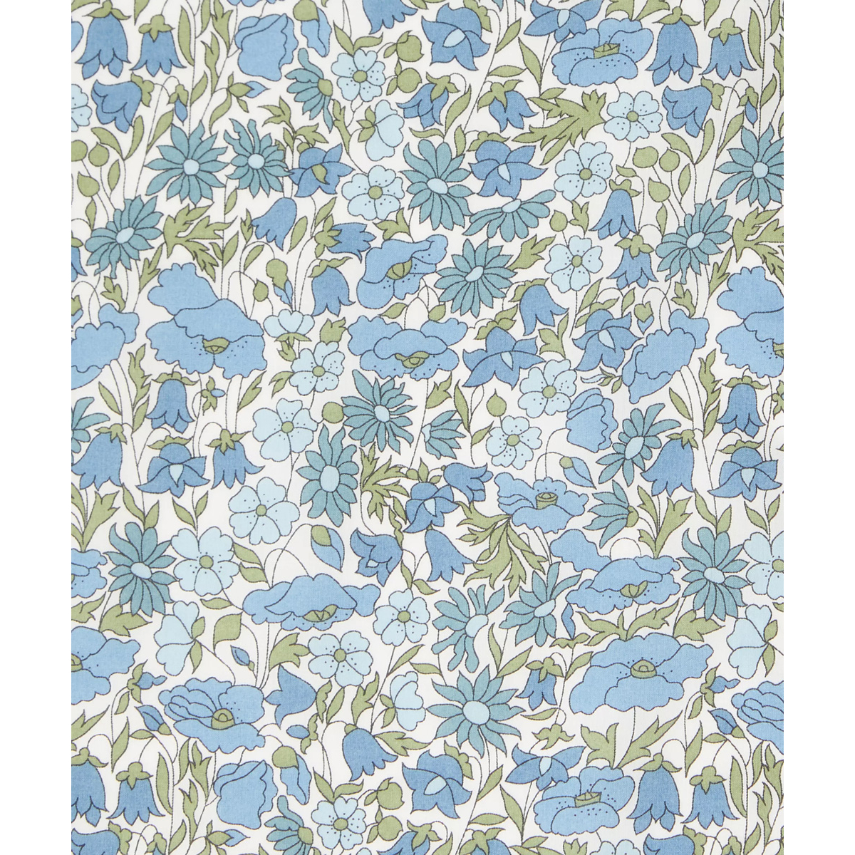 Liberty Poppy and daisy Hortensias B Liberty Poppy and daisy Hortensias B