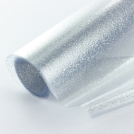 Coupon PVC cristal pailleté  Coupon PVC cristal pailleté