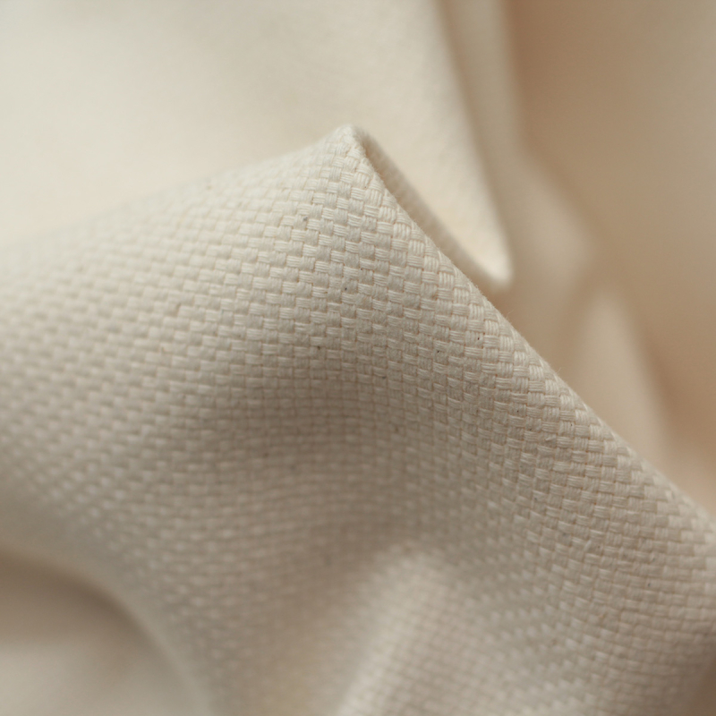 copy of Toile de coton non blanchi aspect naturel beige chiné