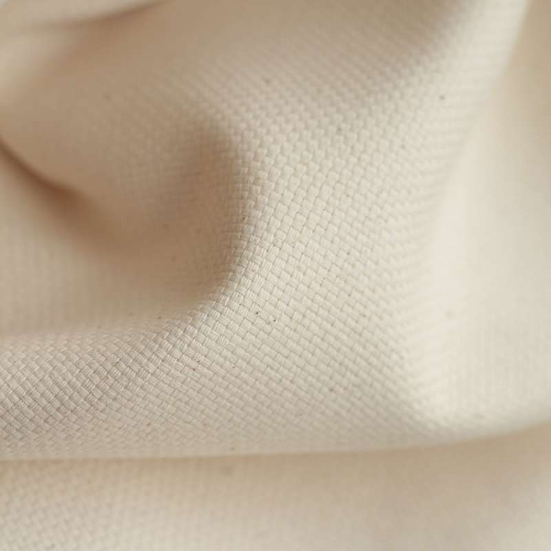 copy of Toile de coton non blanchi aspect naturel beige chiné