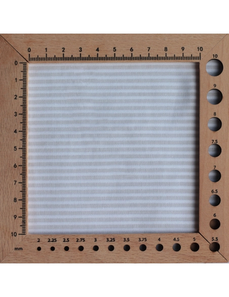 copy of Coton bio gaufré à rayures bleu ciel / blanc