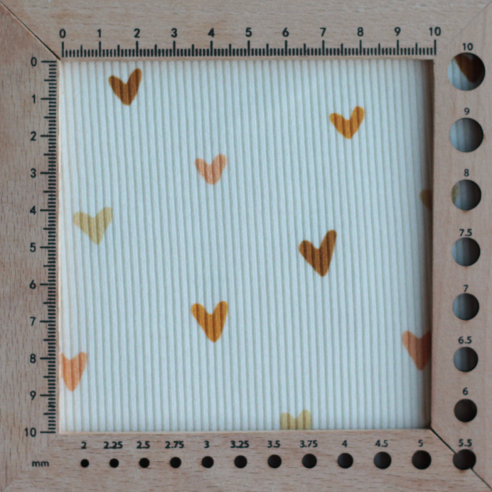 copy of Jersey coton côtes fines à motifs fleurettes