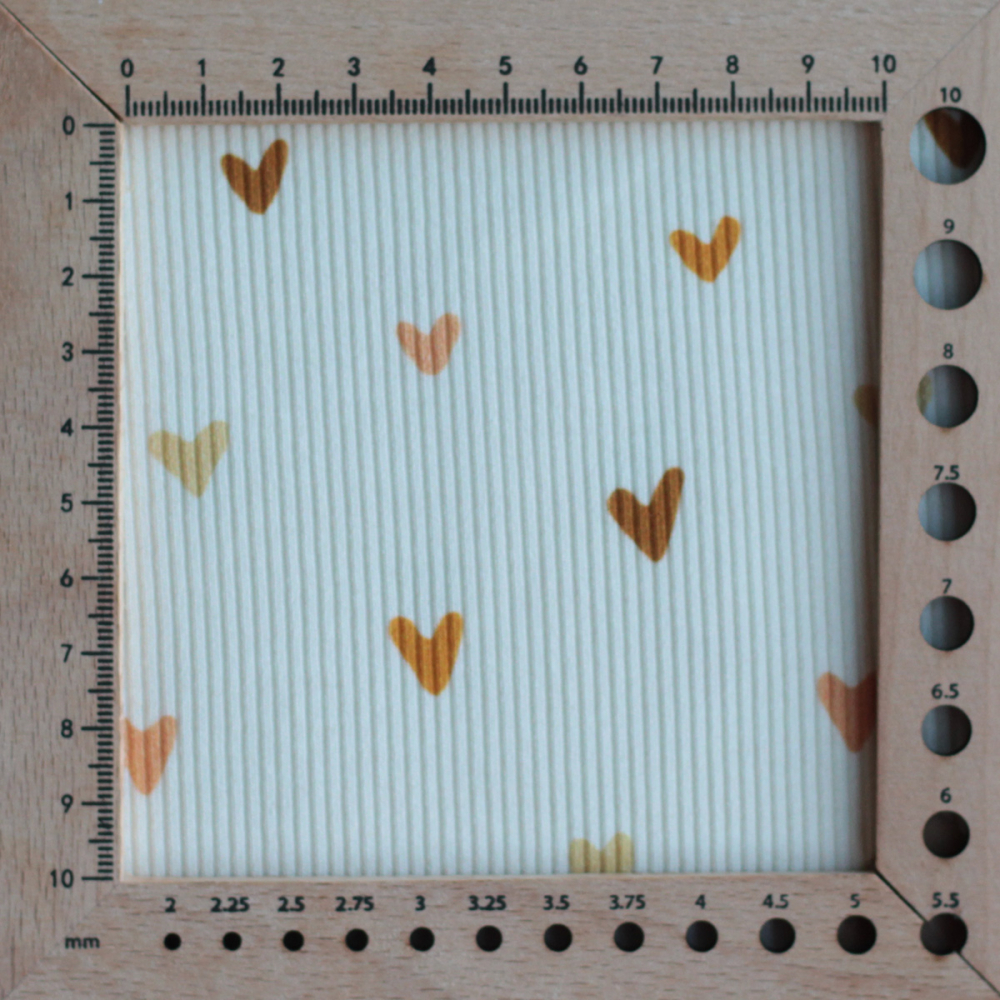 copy of Jersey coton côtes fines à motifs fleurettes