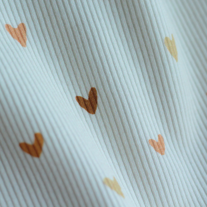 copy of Jersey coton côtes fines à motifs fleurettes