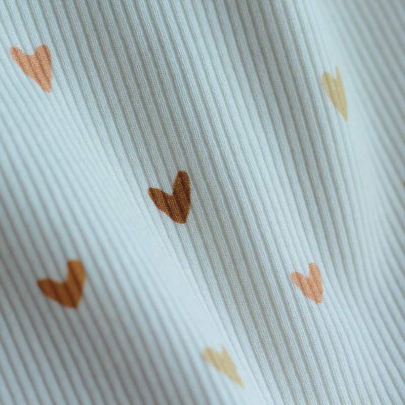 copy of Jersey coton côtes fines à motifs fleurettes